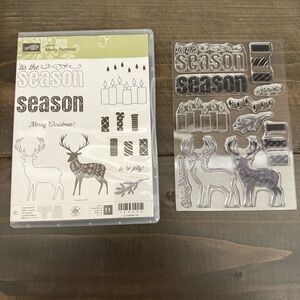 NEW Stampin' Up! Merry Patterns Photopolymer Stamp Set